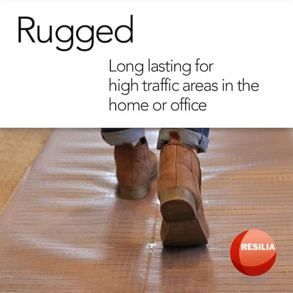 Resilia Floor Protector for Deep Pile Carpet Clear Easy to Clean