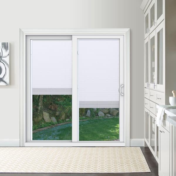 Thermastar By Pella Blinds Between The Glass White Vinyl Sliding Patio