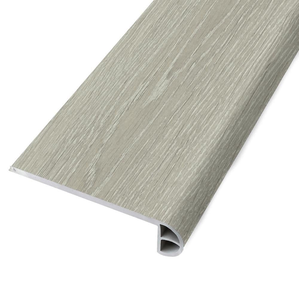 Waterproof Rigid Core Flush Stair Nosing in the color Origami 0.98 in. T x 4.33 in. W x 94 in. L price history on PriceWatchPro