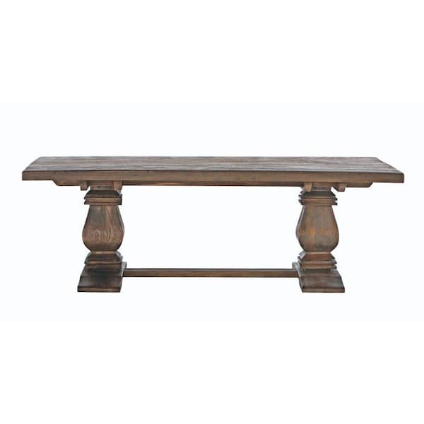 Home Decorators Collection Aldridge 55 in. Antique Walnut Large Rectangle Wood Coffee Table