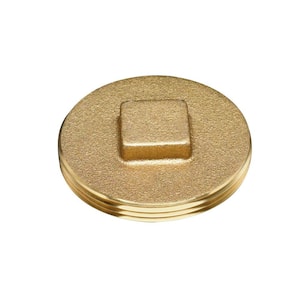 2 in. Brass Threaded Cleanout Plug