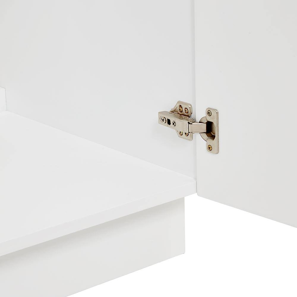 Hamlet 31" White Wood Vanity with Carrara Marble Top