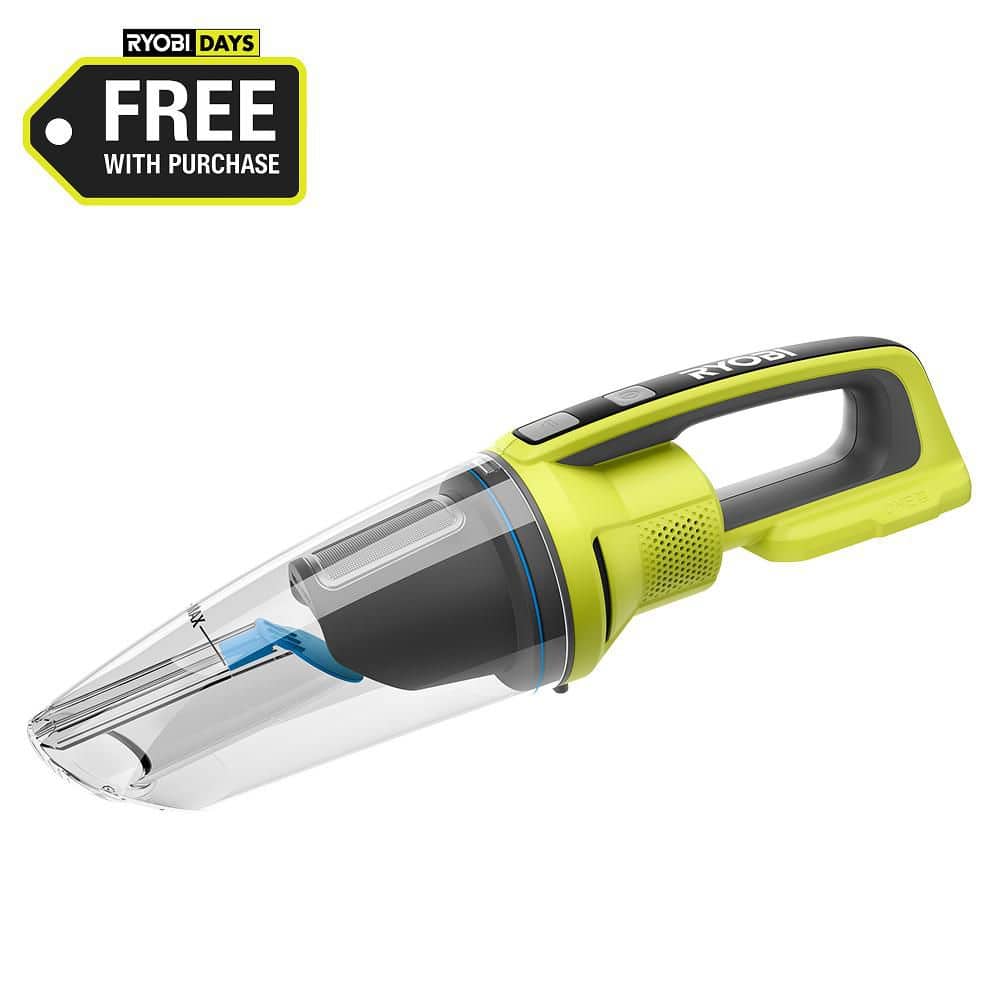 RYOBI ONE+ 18V Cordless Wet/Dry Hand Vacuum (Tool Only) PCL702B