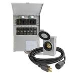 30 Amp 250-Volt 7500-Watt Non-Fuse 6-Circuit Transfer Switch Kit