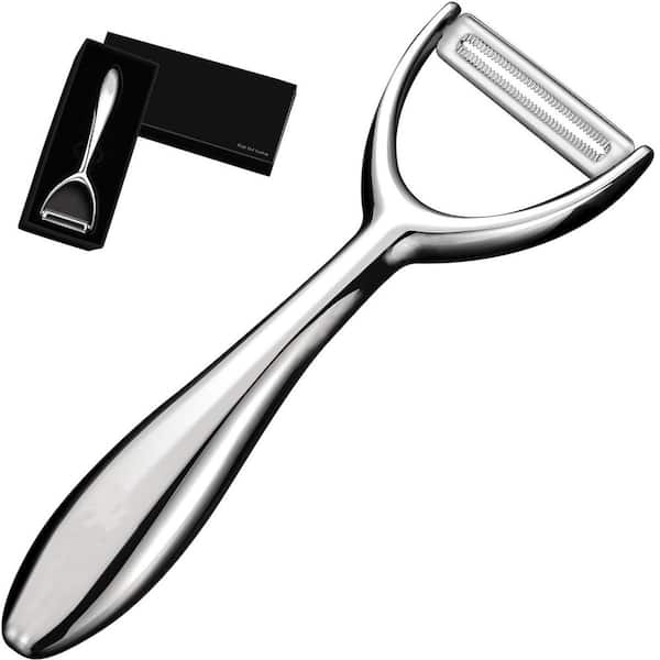 Vegetable Peeler Stainless Steel, Veggie Fruit Peeler, Apple Carrot Cucumber Peeler, Ultra Sharp Rotary Blade