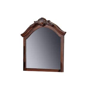 2 in. W x 26.5 in. H Metal Frame Black Wall Mirror