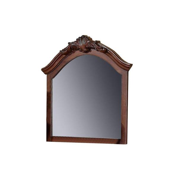 Benjara 2 In. W X 26.5 In. H Metal Frame Black Wall Mirror BM232125 ...