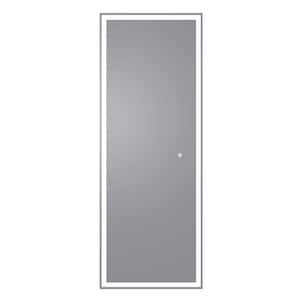 Alia 24 in. W x 65 in. H Large Rectangular Frameless Full Body LED Wall Bathroom Vanity Mirror with Memory Dimmer