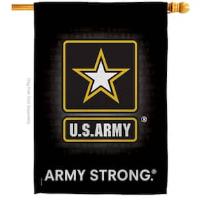 2.3 ft. x 3.3 ft. U.S. Army 2-Sided House Flag Armed Forces Decorative Vertical Flags