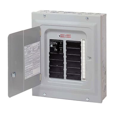 Eaton BR 100 Amp 20-Space 40-Circuit Indoor Main Breaker Load Center ...