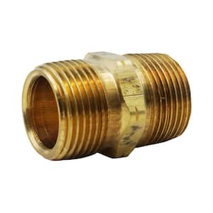 20pc Brass Pipe Close Nipple 1/4" Male 