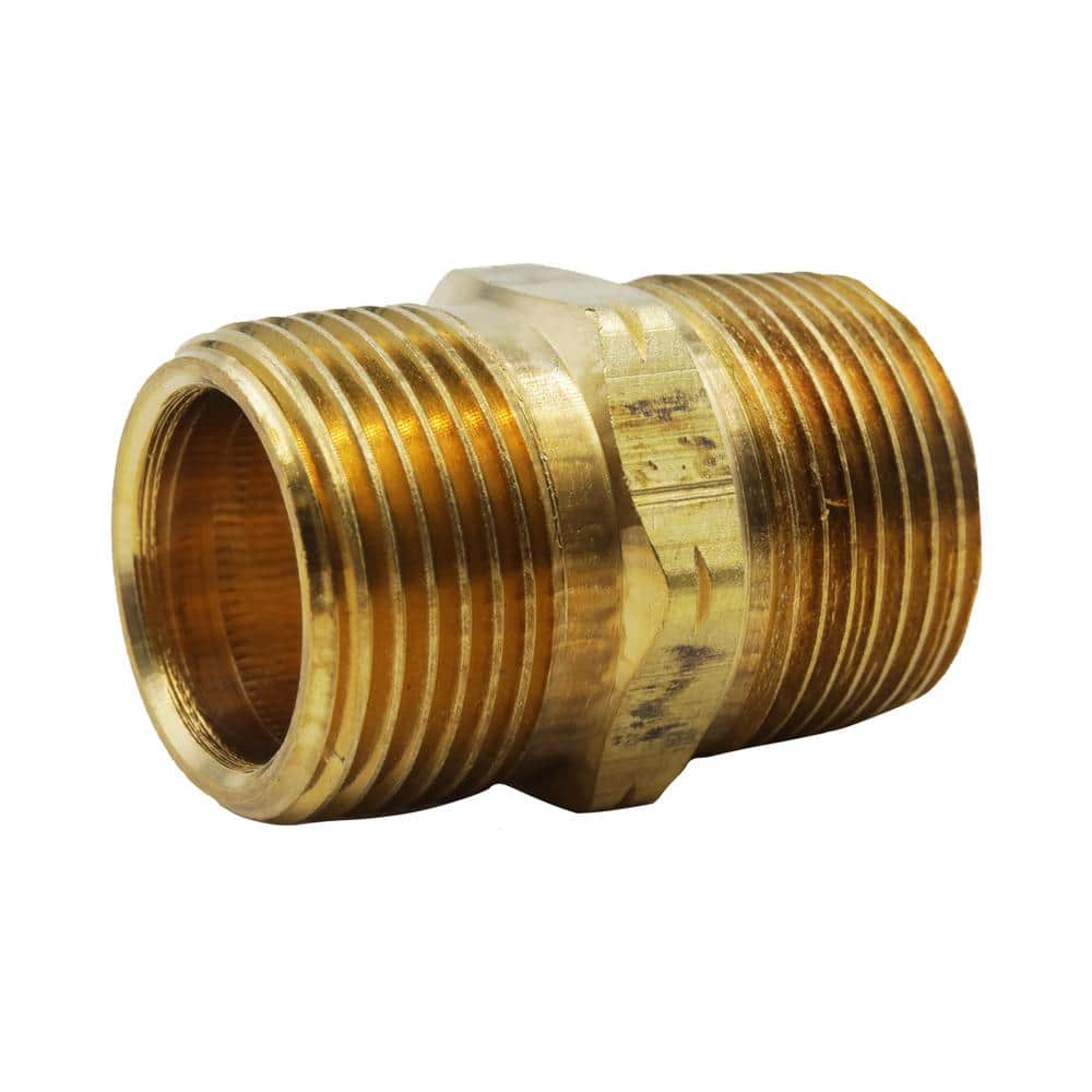 3/4 in. x Close MIP Brass Hex Nipple Fitting price history on PriceWatchPro