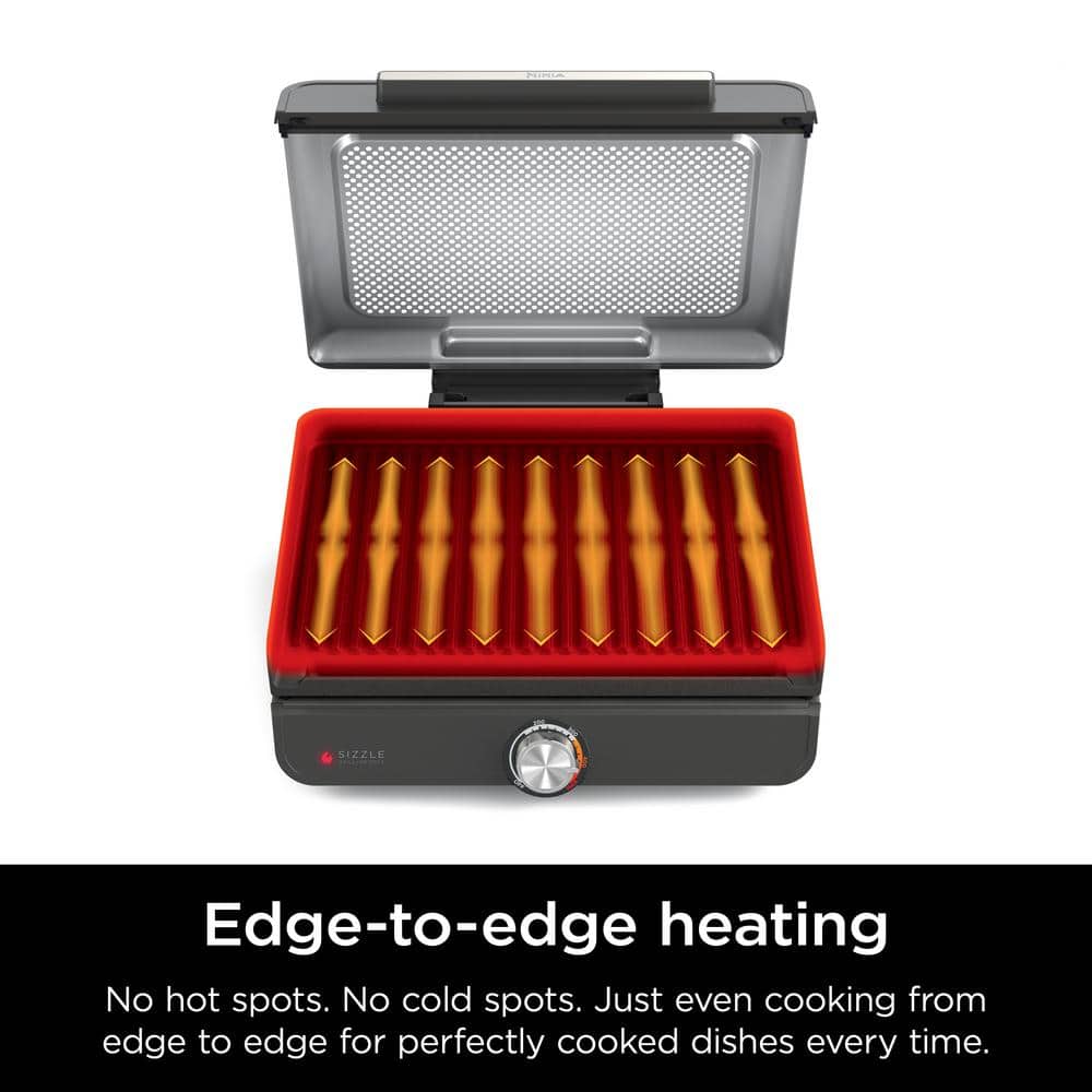 Ninja Sizzle Smokeless Nonstick Indoor Grill with Griddle
