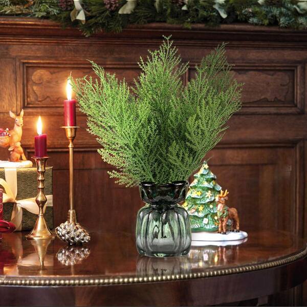 Cenfry 10PCS Ostrich Feathers 14 – 40,6 cm piume di for wedding centerpieces Home Decoration deep green