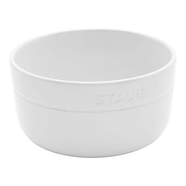 Ceramic Dinnerware 4-pc 5 in. 17-oz. Cereal Bowl Set - White