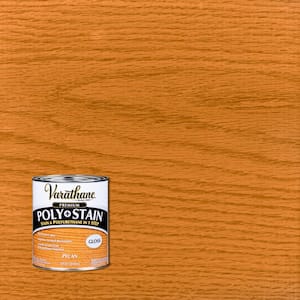 1 qt. Pecan Gloss Oil-Based Interior Polyurethane and Stain (2-Pack)