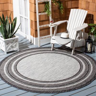 Round Polyester Outdoor Rugs, Round Patio Area Rugs