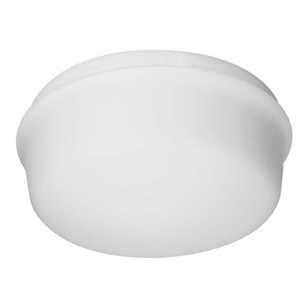 White Ceiling Fan Light Cover Replacement Glass Shade Bowl Globe Frosted Paint 