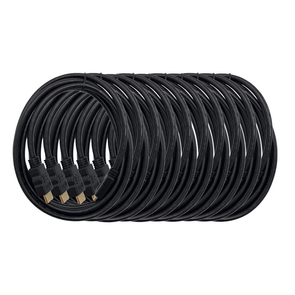 6 ft. HDMI to Mini HDMI High-Speed with Ethernet 4K Cable Black (10-Pack) price history on PriceWatchPro