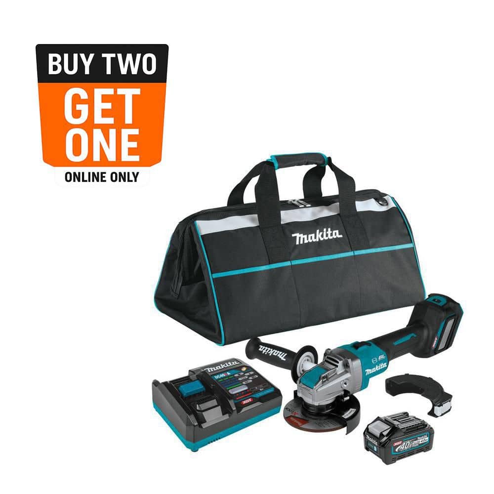 Makita 40V max XGT Brushless Cordless 5 in. X-LOCK Angle Grinder