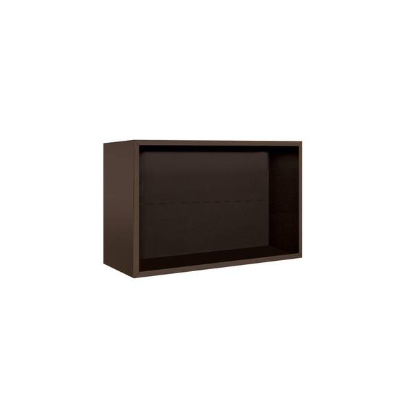 Salsbury Industries 3800 Series Surface Mounted Enclosure for Salsbury 3705 Double Column Unit in Bronze