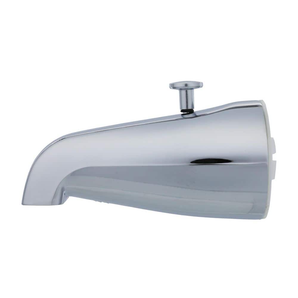 Chrome Universal Fit Tub Spout with Diverter