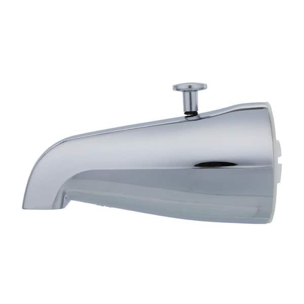 DANCO Universal Tub Spout with Top Mount Diverter in Chrome