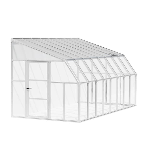 CANOPIA by PALRAM Sun Room 8 ft. x 16 ft. White/Clear Patio Enclosure and Solarium