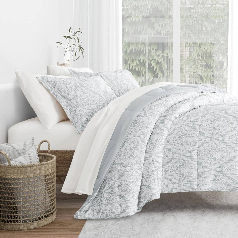 California King English Countryside Reversible Microfiber Bedding Set