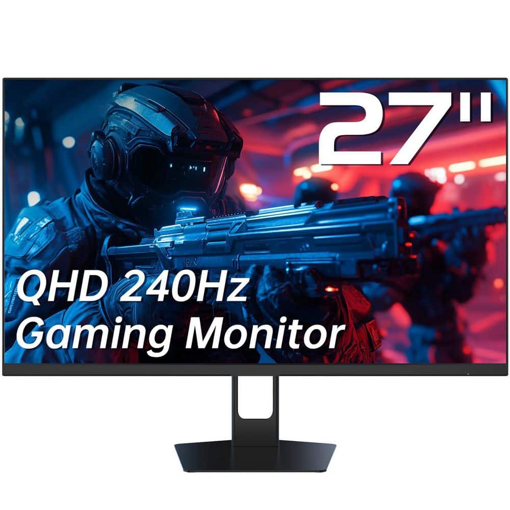 27in. QHD Gaming Monitor, 240Hz Rate, 1ms Response,FreeSync, HDR, 130% sRGB, HDMI DisplayPort, Tilt Adjustable, Eye Care price history on PriceWatchPro