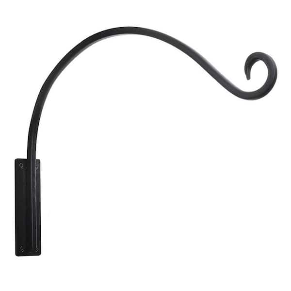 Heavy-Duty 16 in. Outdoor Plant Hanger Hook Wall Mount Bracket for Hanging Basket Bird Feeder