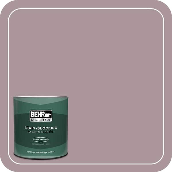 BEHR ULTRA 1 qt. #ICC-64 Heirloom Quilt Extra Durable Semi-Gloss Enamel Interior Paint & Primer