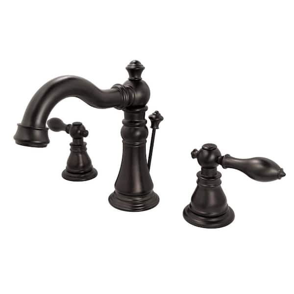 8 in. Widespread 2-Handle Bathroom Faucet in Oil Rubbed Bronze