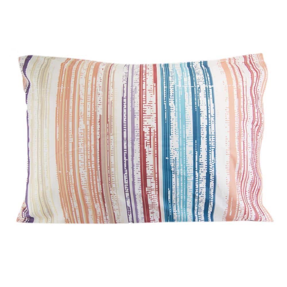 Full White Southwestern Microfiber Reversible Comforter Set