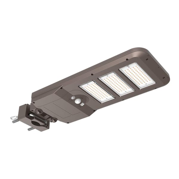 HALO 100-Watt Equivalent 4500-Lumens Solar Powered Outdoor Integrated LED Flood Light with Integrated Motion and D2D Sensor