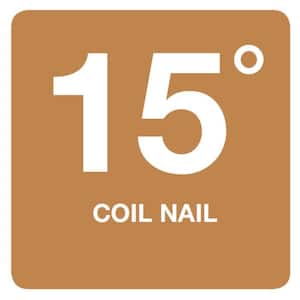 3 in. x 0.120 in. Metal Coil Nails (2700 per Box)