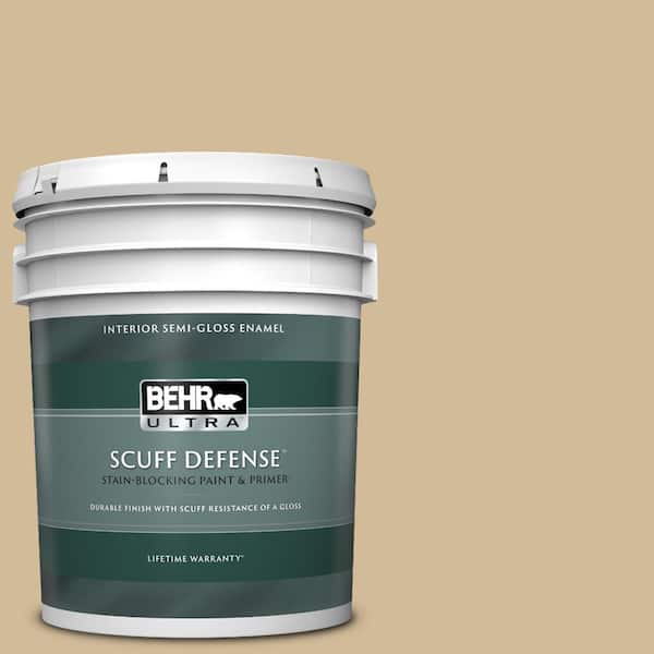 BEHR ULTRA 5 gal. #N290-4 Curious Collection Extra Durable Semi-Gloss Enamel Interior Paint & Primer
