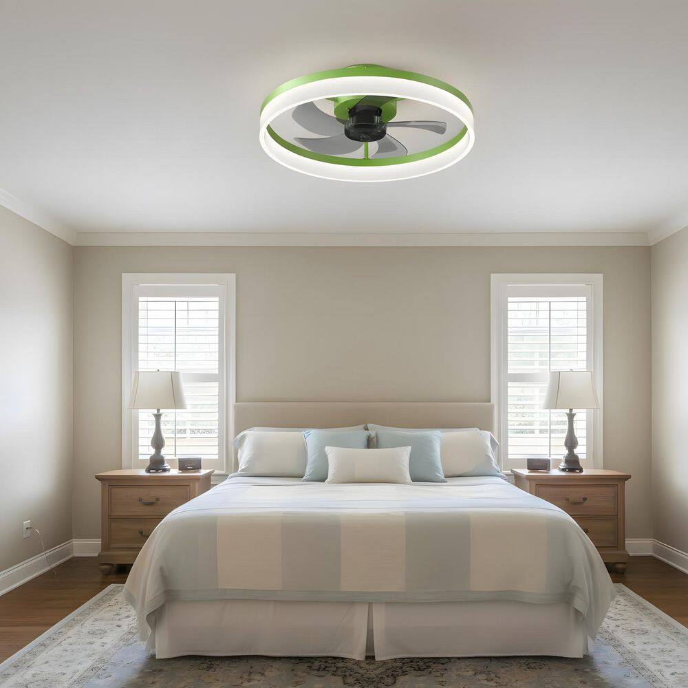 19.7 in. LED Indoor Green Ceiling Fan with Light Kit, Remote/APP Controls price history on PriceWatchPro