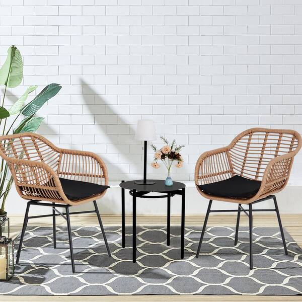 Coconut Marquee Piece Metal Bistro Setting 12 Piece Outdoor