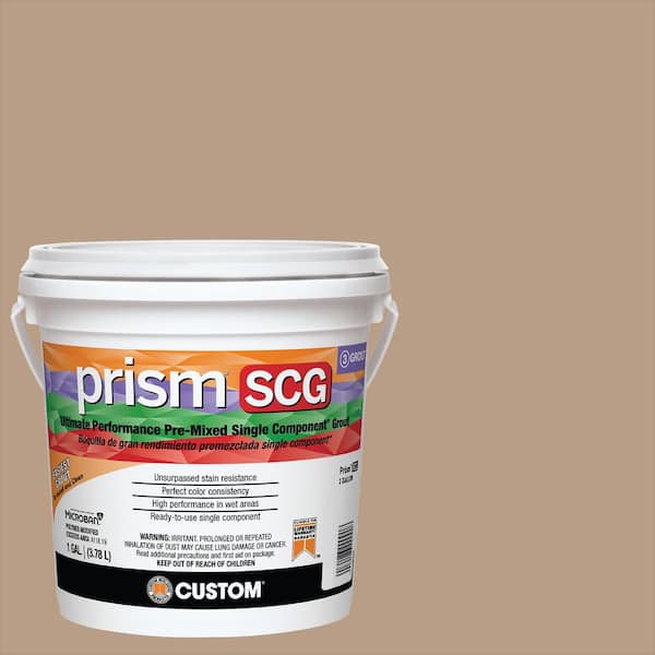 Custom Building Products Prism SCG #380 Haystack 1 gal. Ultimate Performance Pre-Mixed Single Component Grout
