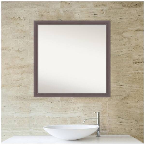 Amanti Art Urban Pewter 28.5 in. W x 28.5 in. H Non-Beveled 
