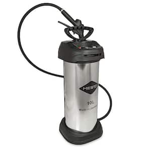 MESTO 2.64 Gal. Industrial EPDM Stainless Steel Compression Sprayer for Professional Concrete, Made in Germany