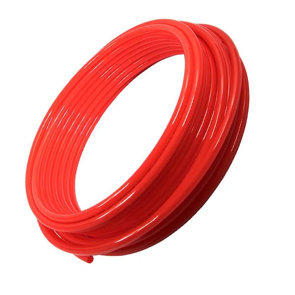 PLUMBFLEX 3/4 in. x 100 ft. PEX-B Tubing Oxygen Barrier Radiant Heating Pipe in Red