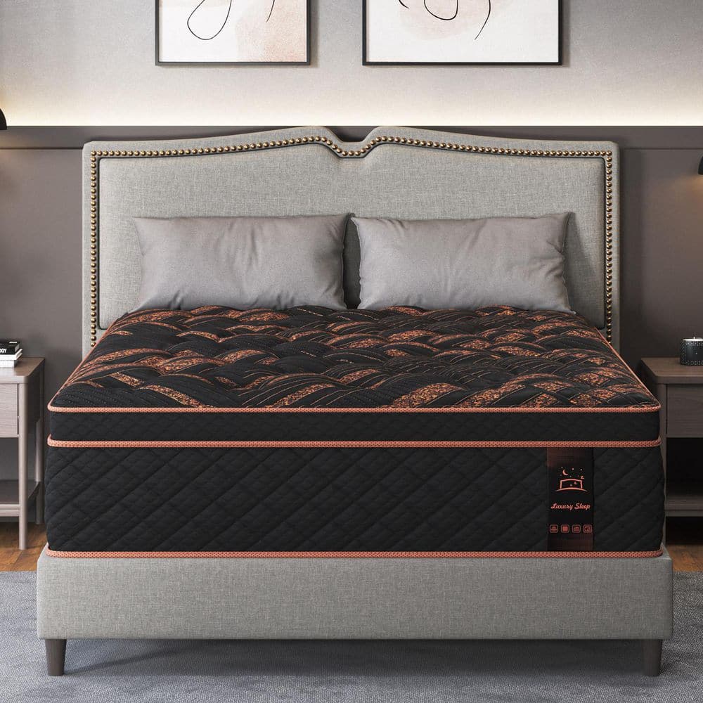 Skyhedon King Medium-Firm Hybrid Memory Foam with Motion Isolation
