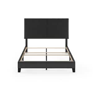 Pessac Black Full Upholstered Bed Frame