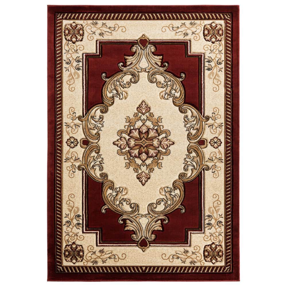 Colonial Mills Bristol 5-ft x 6-ft Round/Square Bark Area Rug