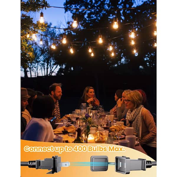 ZXXC E26 Dimmable 16-Light 50 ft. Indoor/Outdoor Plug-In LED ZXXC E26 Dimmable 16-Light 50 ft. Indoor/Outdoor Plug-In LED