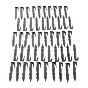 Heavy-Duty Long Perimeter Wire Pegs for use in Sandy Soil or St. Augustine Grass (Pack of 50)
