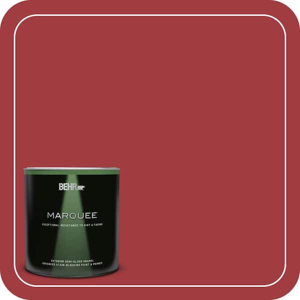 BEHR MARQUEE 1 qt. #S-G-150 Ruby Ring Semi-Gloss Enamel Exterior Paint & Primer