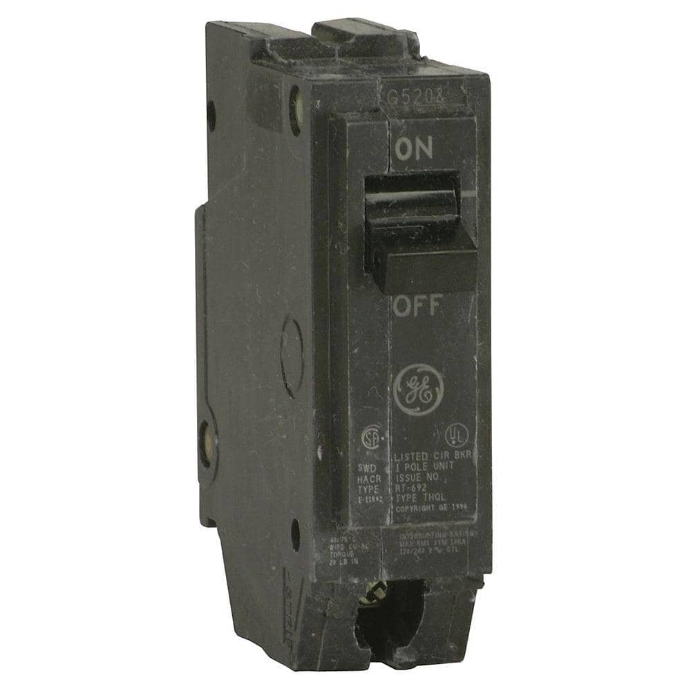 GE THQL21WY20 20 AMP 1-POLE NEUTRAL SWITCHING PLUG IN BREAKER Pack of 4 
